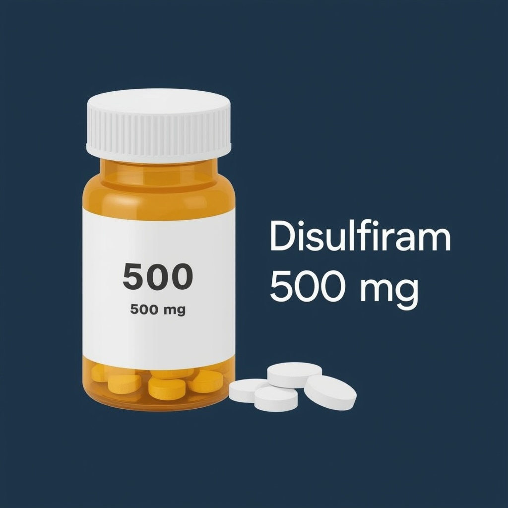 Disulfiram 500 mg: uses, dosing, side effects, and comparisons
